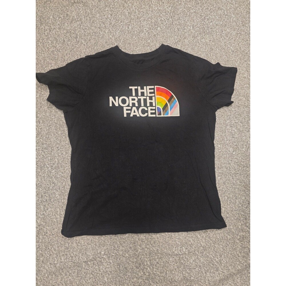 The North Face Shirt Large Men Crew Neck Short Sleeve Casual Black